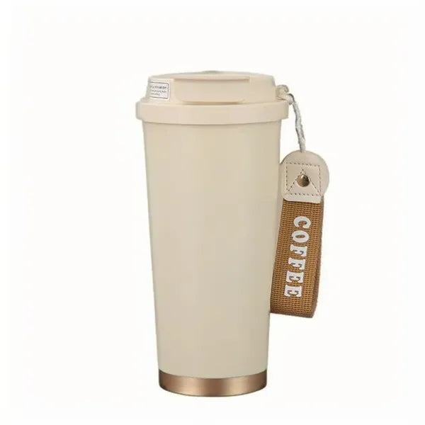 18 oz. Coffee Travel Mug with Straw & Flip Lid