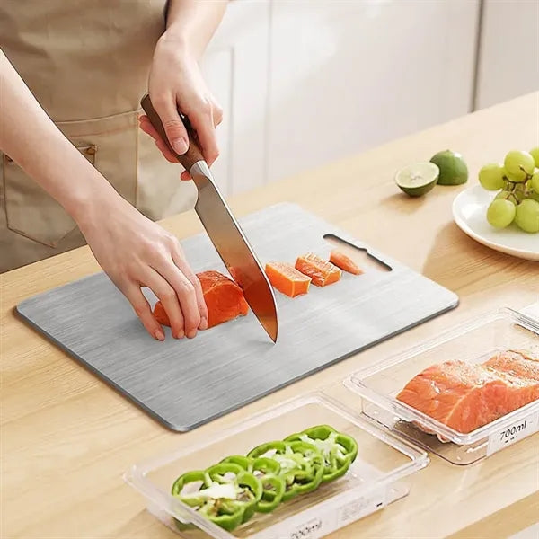 11.8 inches 304 Stainless Steel Double Sided Cutting Board