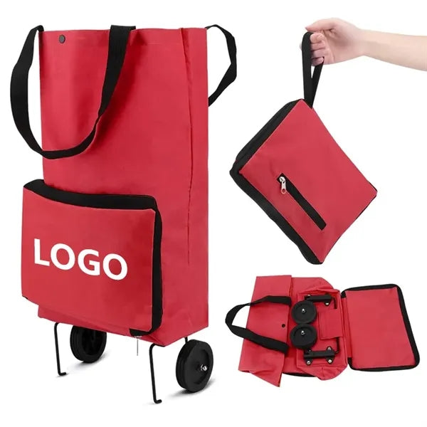 Collapsible Shopping Bag with Wheels