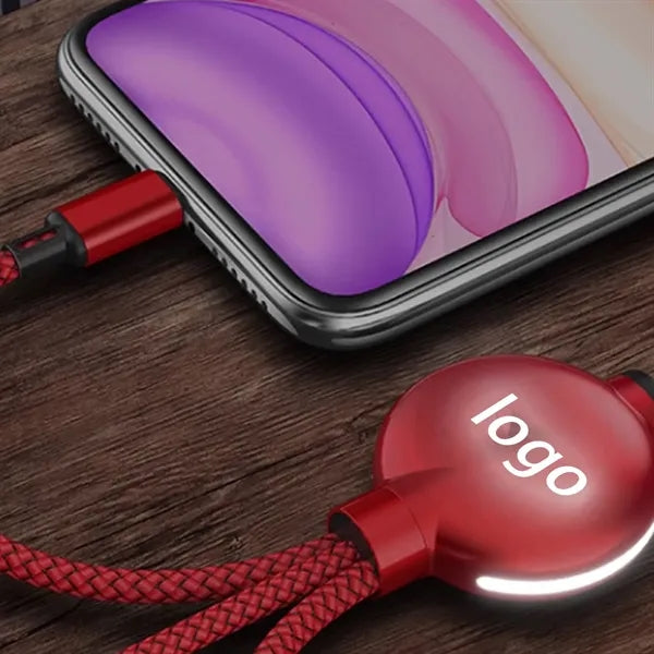 Illuminated Logo 3 in 1 Charging Cable