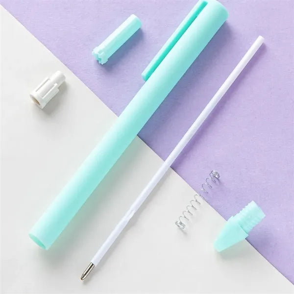 Retractable Ballpoint Pens in Macaron for Students Office