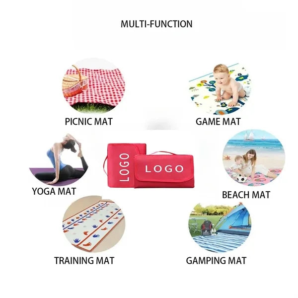 Large waterproof non-slip beach picnic mat