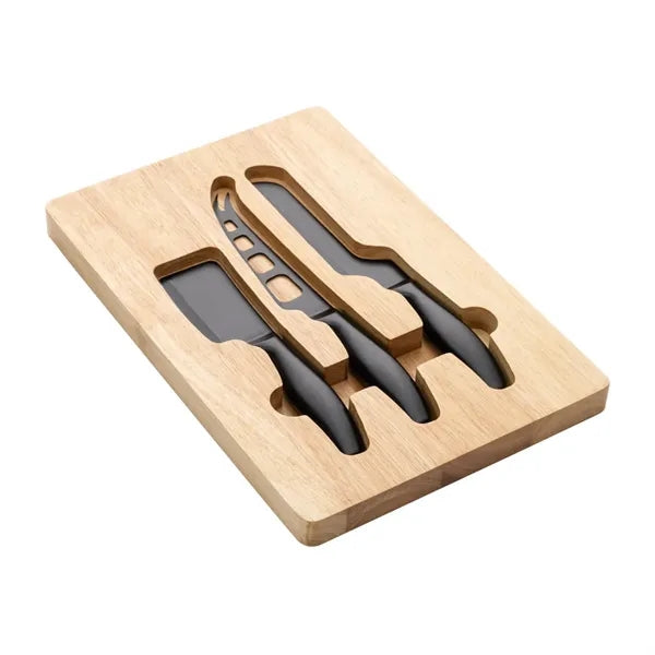 Barossa Serving Board w/3 Cheese Knives