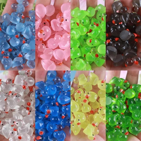 Luminous Resin Mini Ducks