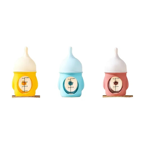 2.7oz Silicone Pet Feeding Bottle With Anti Choke Nipple