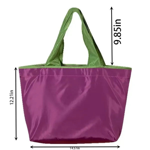 Waterproof Oxford Cloth Blank Folding Shopping Bag
