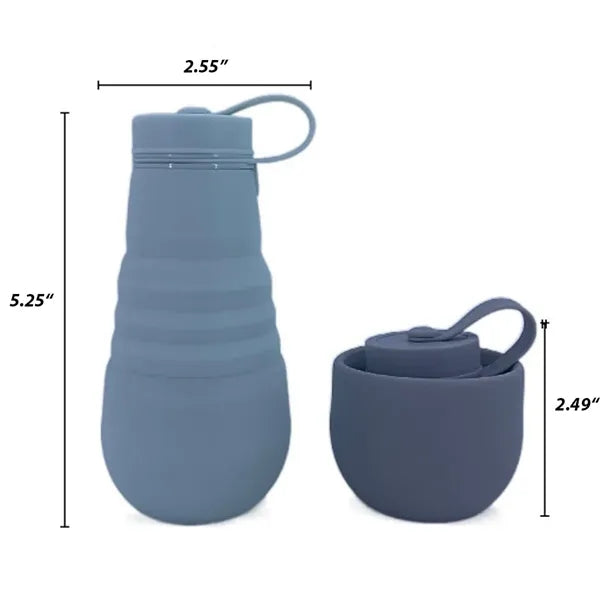 17oz Silicone Foldable Cold Storage Coffee Cup