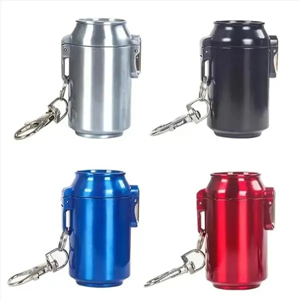 Ashtray with One-Touch Lid & Carabiner