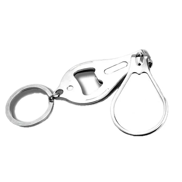 2 in 1 Stainless Steel Nail Clipper w/ Bottle Opener