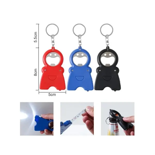 4 In 1 Multifunctional Keychain With Bottle Opener
