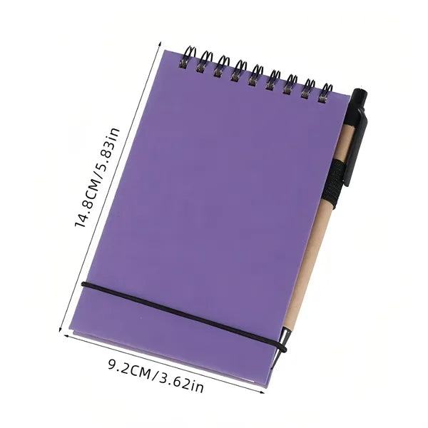 Eco Spiral Notebook Jotter With Pen