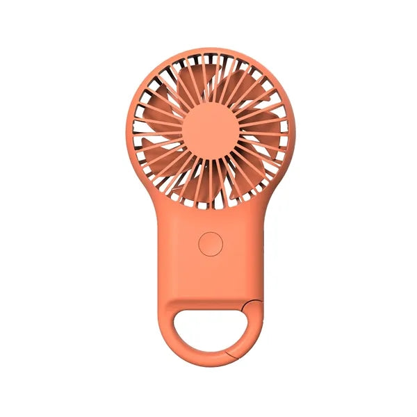 Rechargeable LED Fan With Carabiner