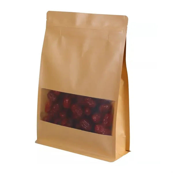 Frosted Kraft Paper Food Bags