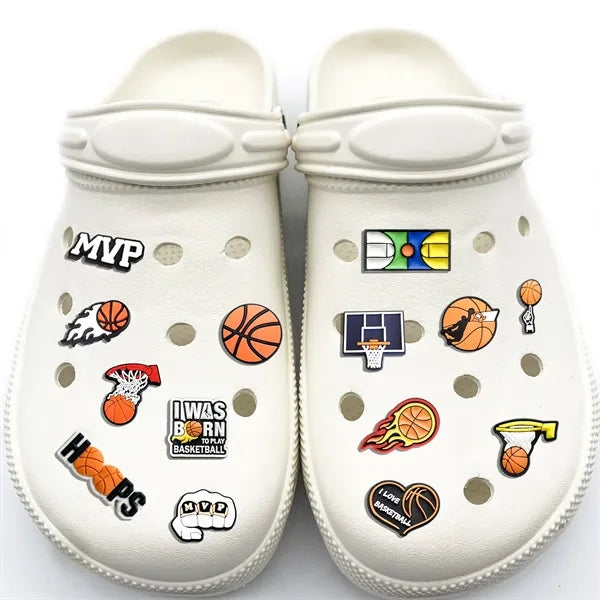 Different Shaped PVC Shoe Charms