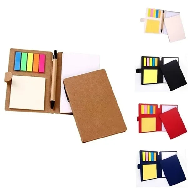 50 pages Kraft Paper Cover Notebook with Sticker and Pen