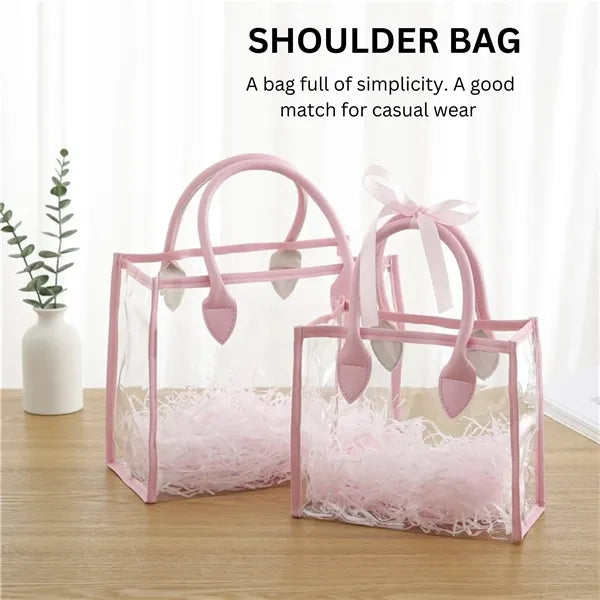 PVC Transparent Gift Clutch Bag