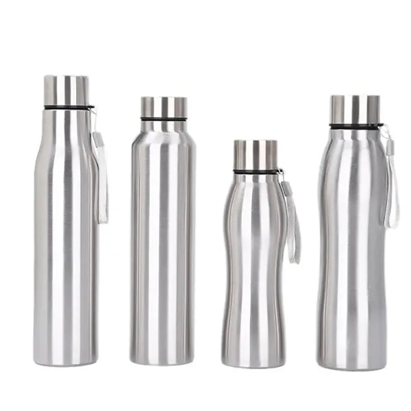 Portable Stainless Steel Original Color Water Bottle