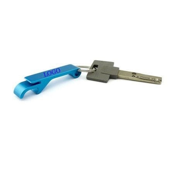 Aluminium Alloy Bottle Opener Keychain