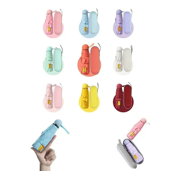 Mini Pocket Umbrella With Case