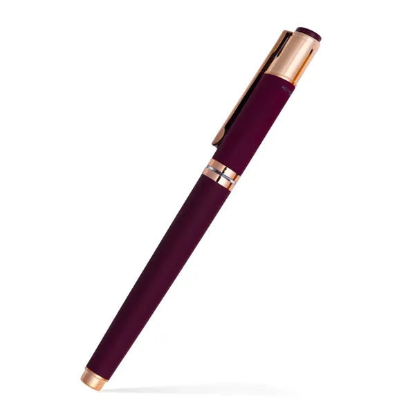 Satin Soft Touch Earl Gel Pen - Rose Gold Accents (Recycled