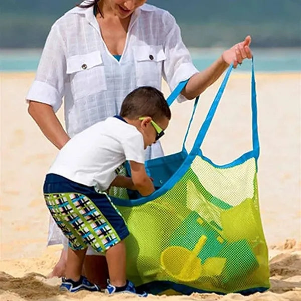 Mesh Extra Large Beach Bags, Holds Toys, Towels, Sand Away