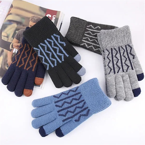 Winter Touchscreen Knit Gloves for Smartphones & Devices