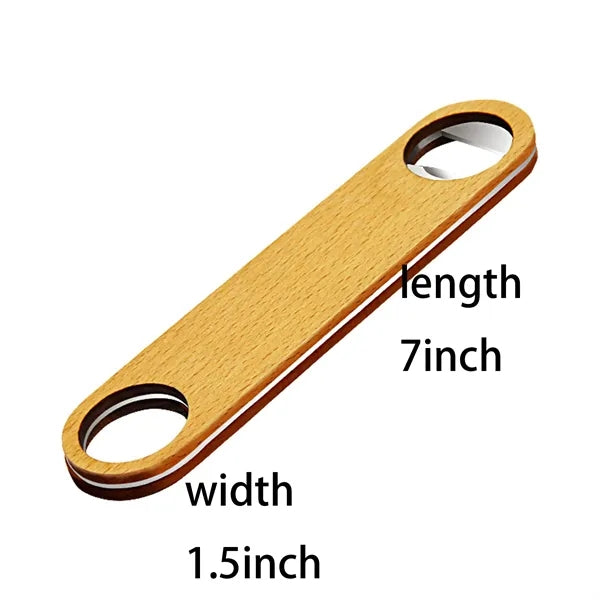 Classic Wood Handle Bottle Opener
