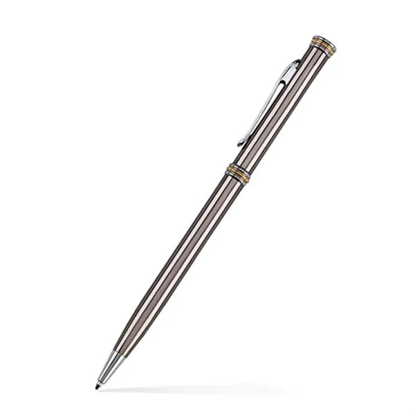 Metallic Ballpoint Twist Pen - Gunmetal