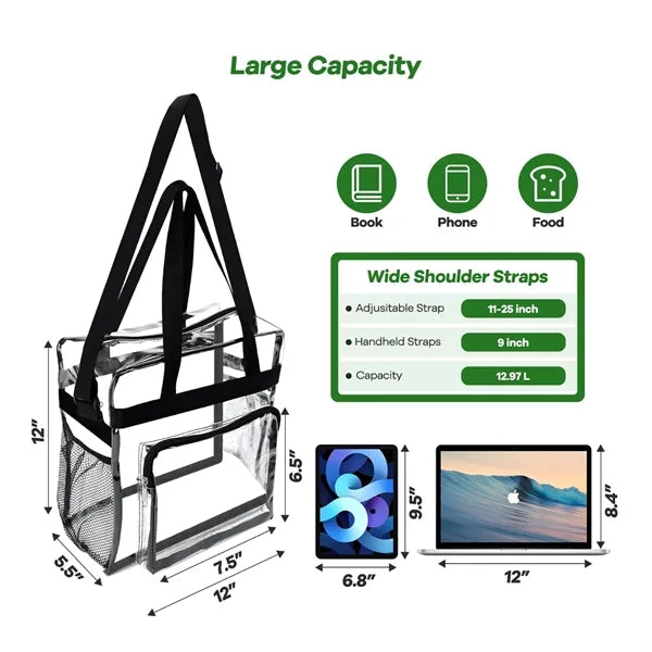 Clear PVC Crossbody Storage Bag