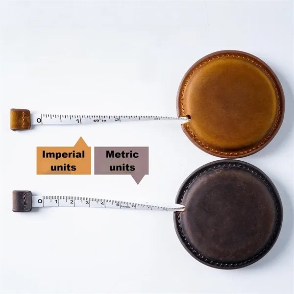 Vintage 59 in Dual Scale Mini Leather Tape Measure