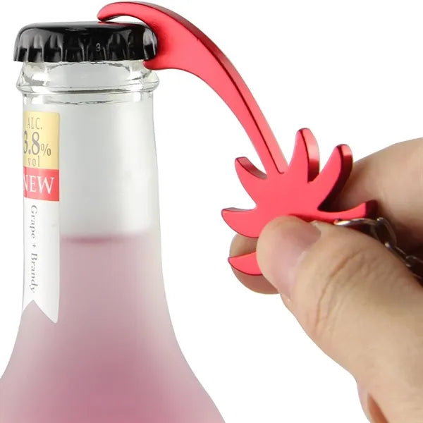 Coconut Tree Metal Bottle Opener Key Chains