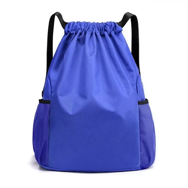 Lightweight Drawstring Backpack with Pockets