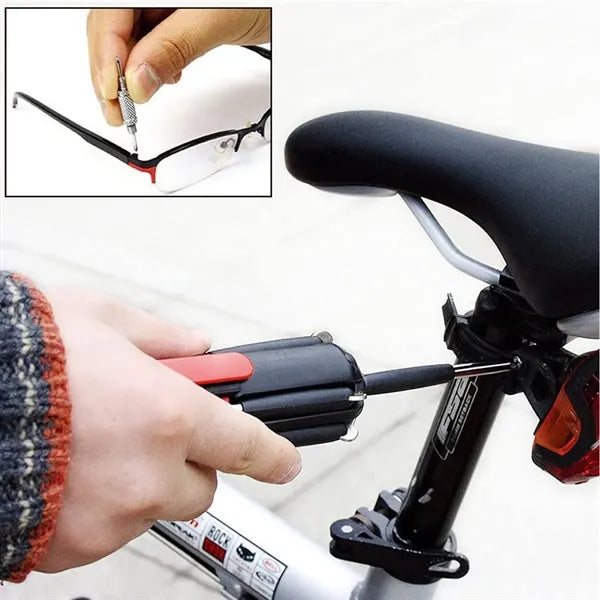 8 in 1 Screwdriver with Flashlight
