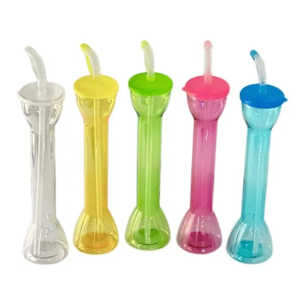 21oz Juice beverage dumbbell plastic cup