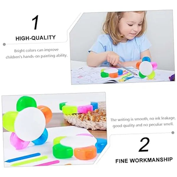 Colorful Petal Highlighter Pen
