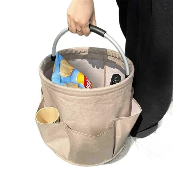 Foldabl Picnics Basket Collapsible Tool Storage Bag