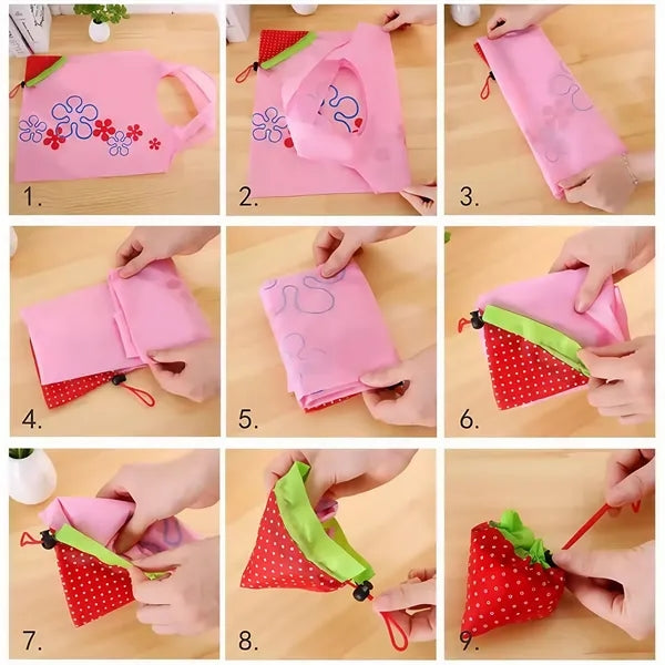 Portable Fruit-Shaped Foldable Tote Bag