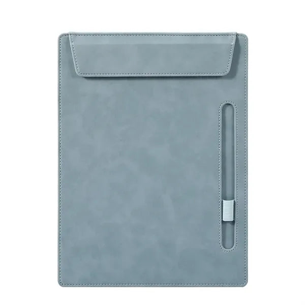 Magnetic Leather Clipboard with Pen Holder