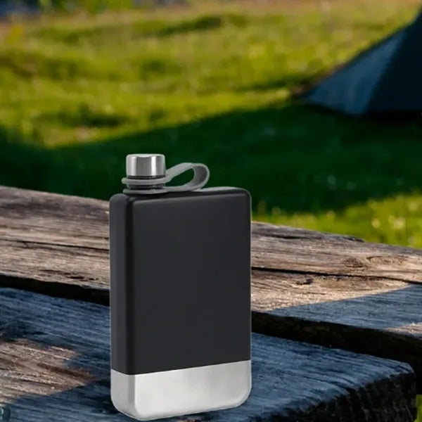 9Oz. Stainless Steel Hip Flask with Screw Cap