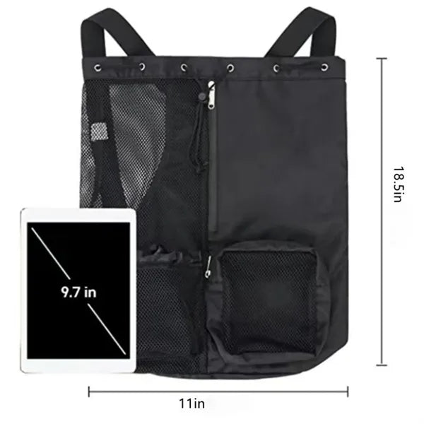 Drawstring Ventilator Mesh Equipment Bag