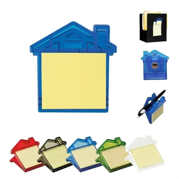 House Shaped Magnet Clips Sticky Notes
