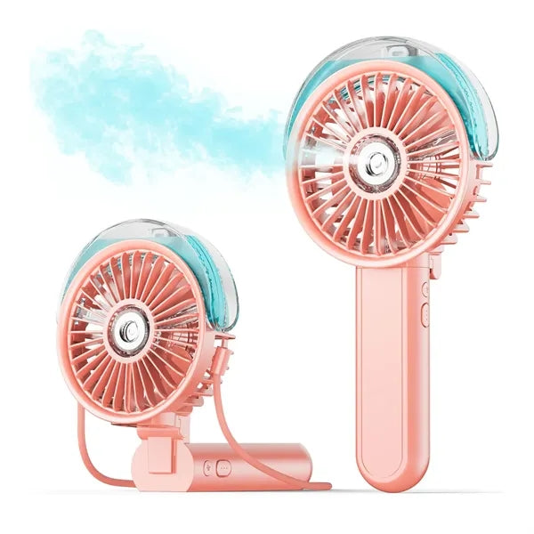 Foldable Handheld Misting Fan