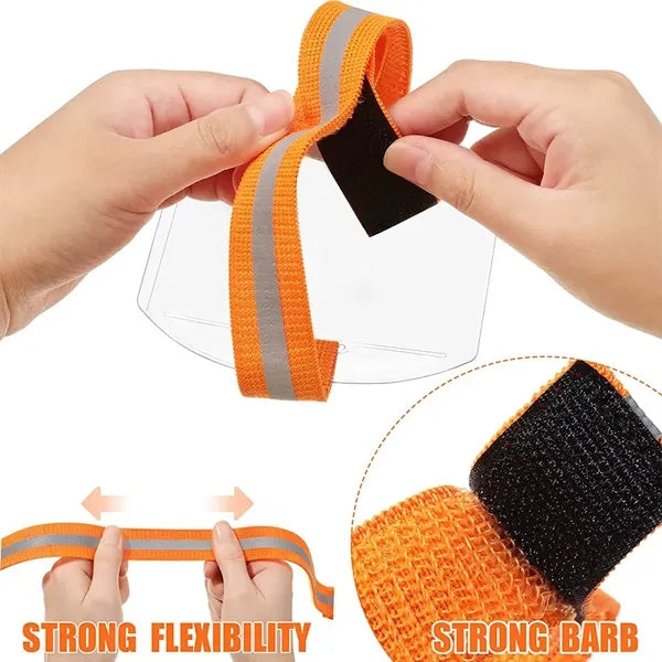 High Visibility Arm Band ID Badge Holder