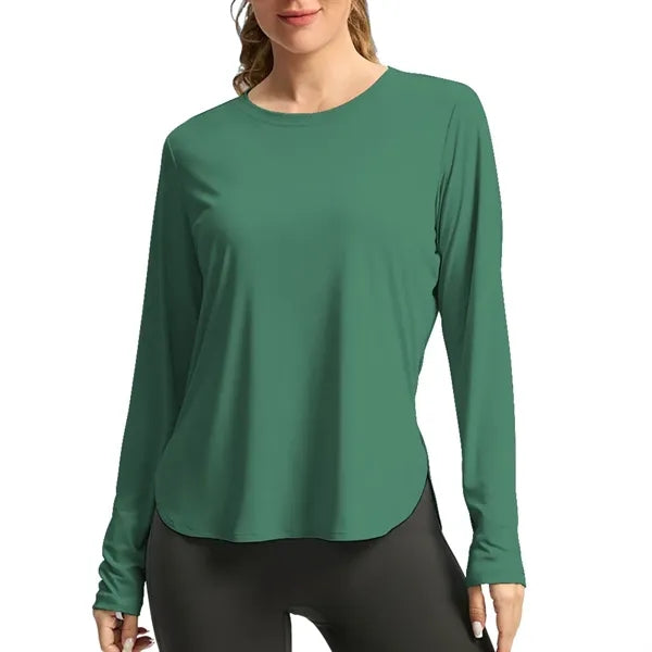 Women's UPF 50+ Sun-Protective Loose-Fit Active Top