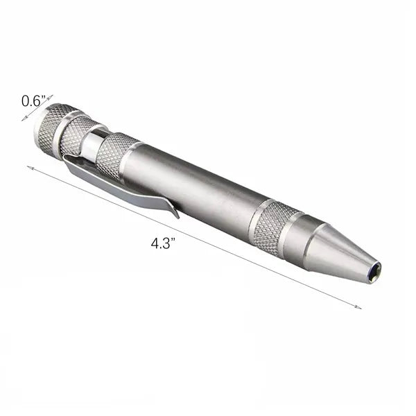 8 In 1 Aluminum Pen Style Tool Kit