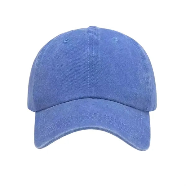 Washed Cotton Distressed Baseball Cap