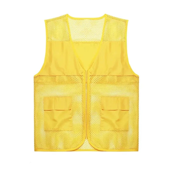 Unisex Mesh Breathable Multi-Pockets Vest