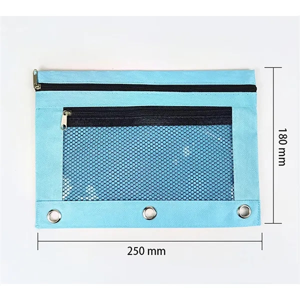 Zipper Pouches Case with Mesh Window