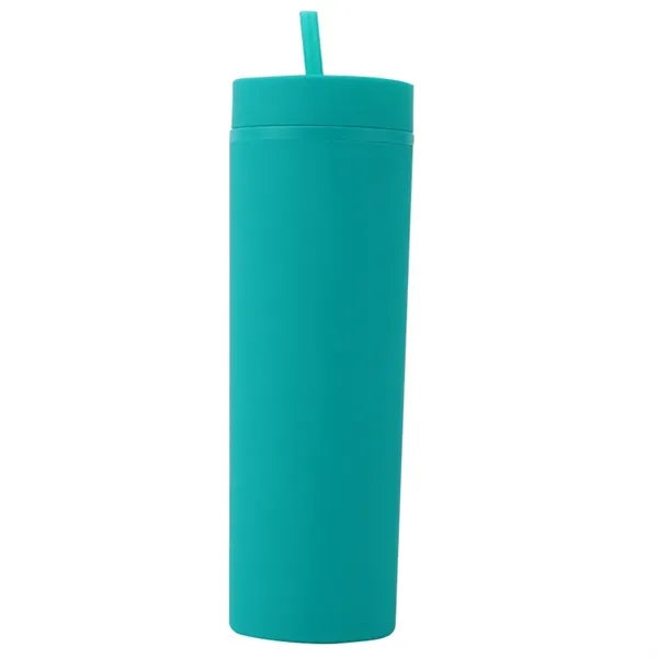 16 oz Plastic Straw Cup