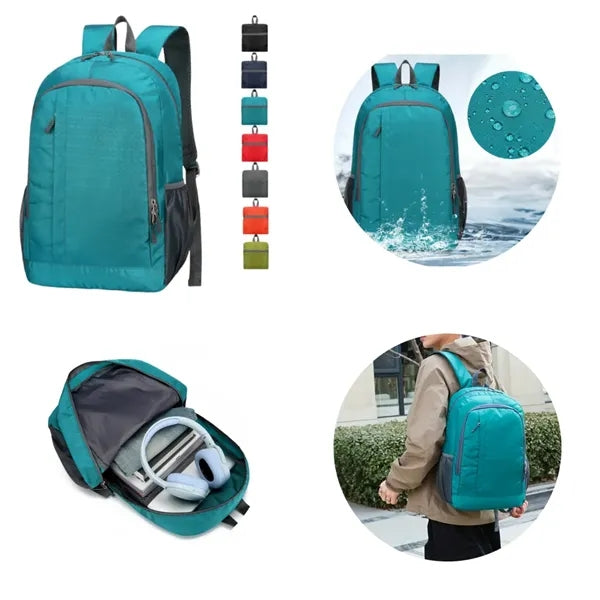 Foldable travel camping backpack